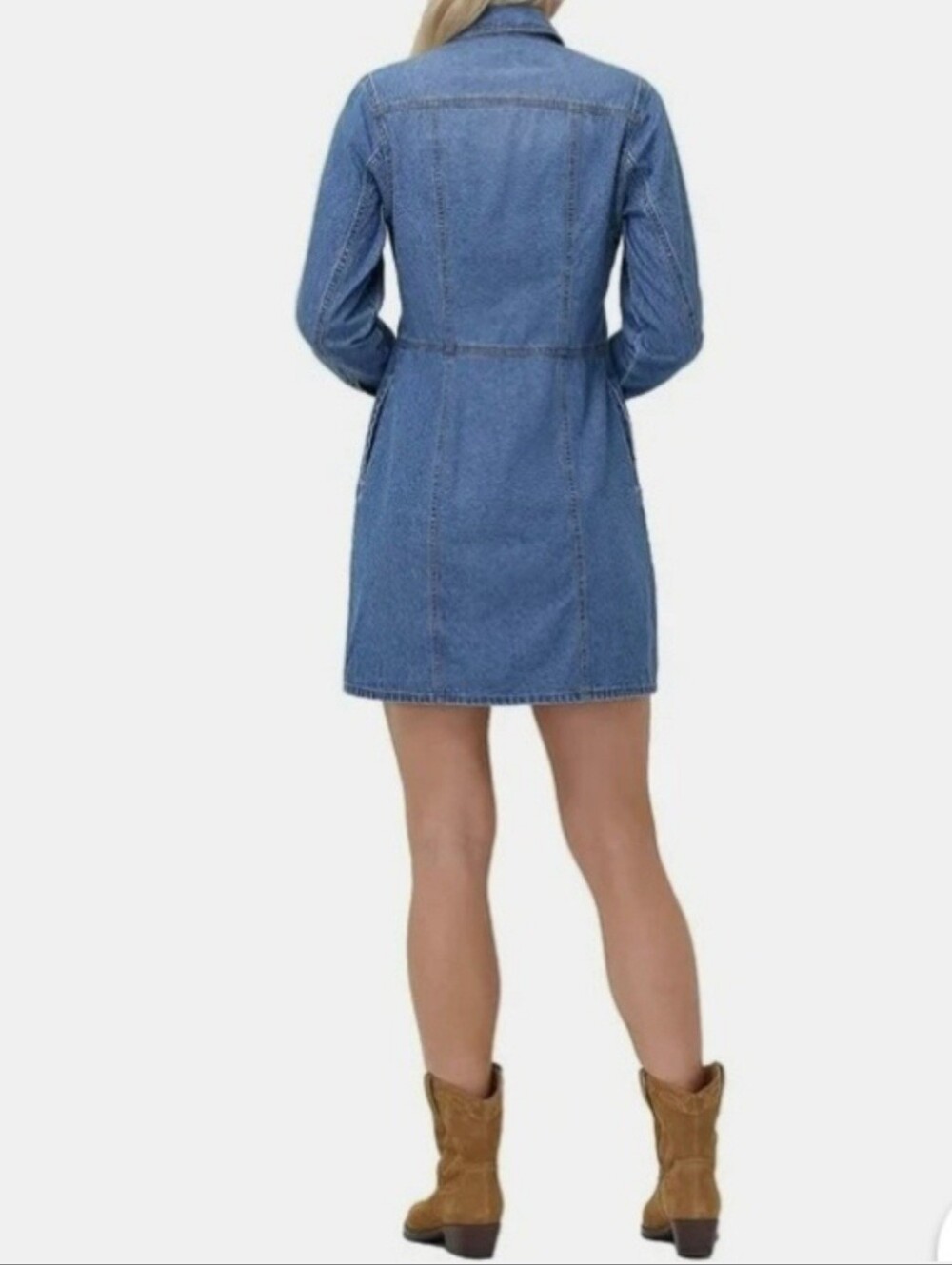 Frye Denim Dress 💙 XXL - Picture 2 of 9